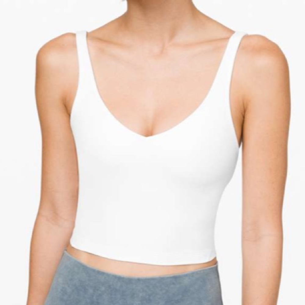 ORIGINAL WHITE LULULEMON ALIGN TANK - size 12